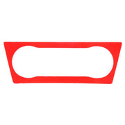 Adesivo decorativo per pannello di controllo audio con manopola dell'aria condizionata in fibra di carbonio per auto per Mercedes-Benz GLA, Air Conditioning Knob Sound Control Panel