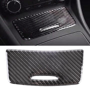 Adesivo decorativo per pannello posacenere in fibra di carbonio per auto per Mercedes-Benz GLA, Ashtray Panel