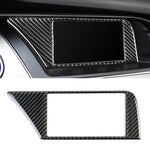 Telaio interno in fibra di carbonio per auto senza adesivo decorativo di navigazione per Audi A4L / A5 / Q5, Inner Frame without Navigation