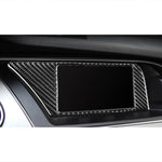 Telaio interno in fibra di carbonio per auto senza adesivo decorativo di navigazione per Audi A4L / A5 / Q5, Inner Frame without Navigation
