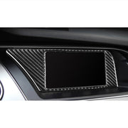 Telaio interno in fibra di carbonio per auto senza adesivo decorativo di navigazione per Audi A4L / A5 / Q5, Inner Frame without Navigation