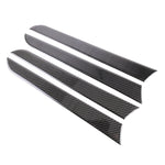 4 adesivi decorativi per pannello interno della porta in fibra di carbonio per auto per Audi A4L / A5 / Q5, Inner Door Panel