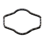 Adesivo decorativo per pulsante interruttore fari in fibra di carbonio per auto per Audi A4L / A5 / Q5, Headlight Switch Button