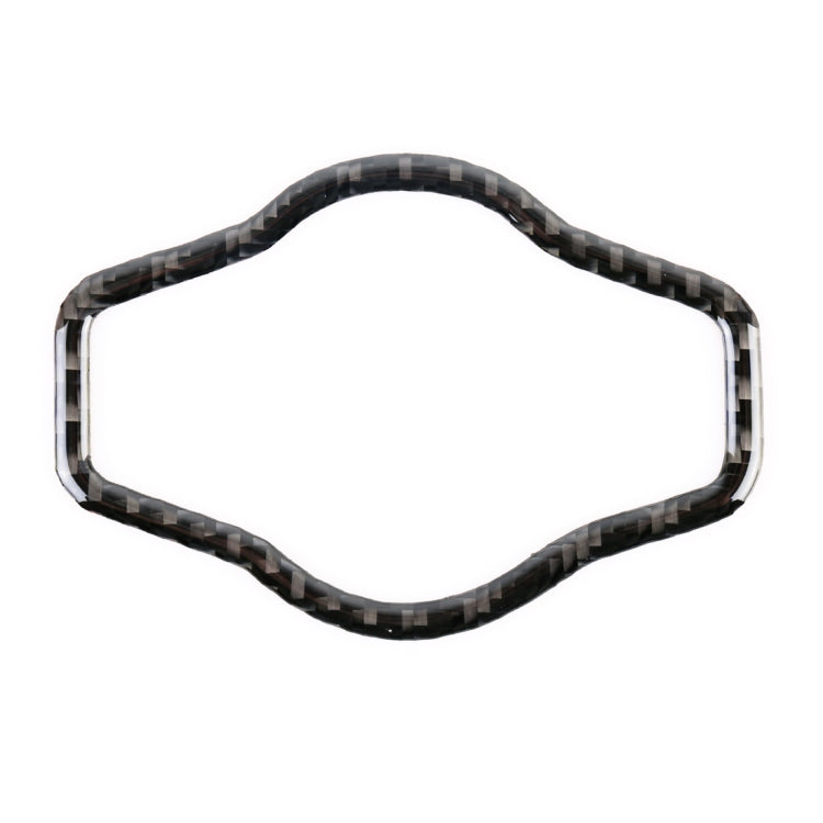 Adesivo decorativo per pulsante interruttore fari in fibra di carbonio per auto per Audi A4L / A5 / Q5, Headlight Switch Button
