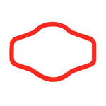 Adesivo decorativo per pulsante interruttore fari in fibra di carbonio per auto per Audi A4L / A5 / Q5, Headlight Switch Button