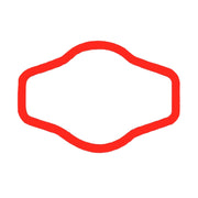 Adesivo decorativo per pulsante interruttore fari in fibra di carbonio per auto per Audi A4L / A5 / Q5, Headlight Switch Button