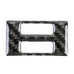 Adesivo decorativo per interruttore aria condizionata in fibra di carbonio per auto per Audi A4L / A5 / Q5, Air Conditioning Switch