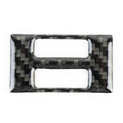 Adesivo decorativo per interruttore aria condizionata in fibra di carbonio per auto per Audi A4L / A5 / Q5, Air Conditioning Switch