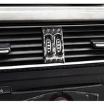 Adesivo decorativo per interruttore aria condizionata in fibra di carbonio per auto per Audi A4L / A5 / Q5, Air Conditioning Switch