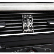 Adesivo decorativo per interruttore aria condizionata in fibra di carbonio per auto per Audi A4L / A5 / Q5, Air Conditioning Switch