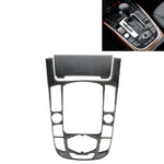 Adesivo decorativo per pannello ingranaggi in fibra di carbonio per auto da 2 pezzi per Audi A4L / A5 / Q5, Gear Panel (F)
