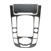 Adesivo decorativo per pannello ingranaggi in fibra di carbonio per auto da 2 pezzi per Audi A4L / A5 / Q5, Gear Panel (F)