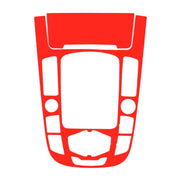 Adesivo decorativo per pannello ingranaggi in fibra di carbonio per auto da 2 pezzi per Audi A4L / A5 / Q5, Gear Panel (F)