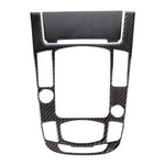 Adesivo decorativo per pannello ingranaggi in fibra di carbonio per auto da 2 pezzi per Audi A4L / A5 / Q5, Gear Panel(E)