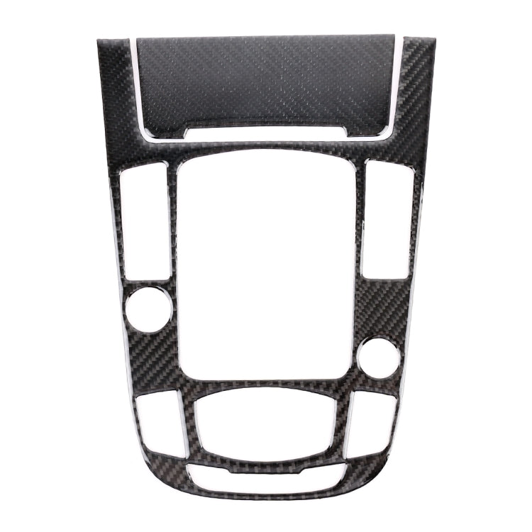Adesivo decorativo per pannello ingranaggi in fibra di carbonio per auto da 2 pezzi per Audi A4L / A5 / Q5, Gear Panel(E)