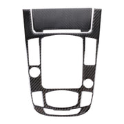 Adesivo decorativo per pannello ingranaggi in fibra di carbonio per auto da 2 pezzi per Audi A4L / A5 / Q5, Gear Panel(E)