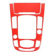 Adesivo decorativo per pannello ingranaggi in fibra di carbonio per auto da 2 pezzi per Audi A4L / A5 / Q5, Gear Panel(E)