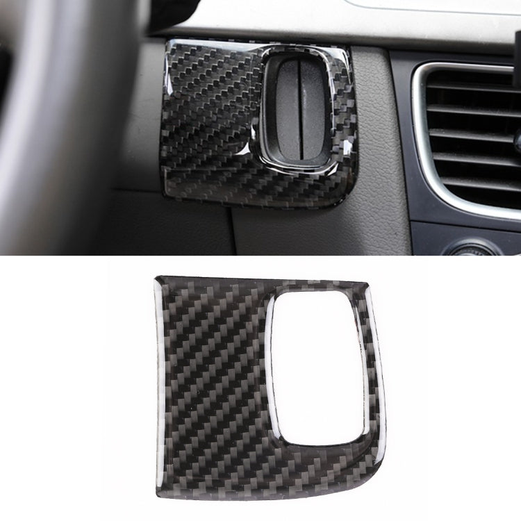 Adesivo decorativo per pannello chiave in fibra di carbonio per auto per Audi A4L / A5 / Q5, Key Panel