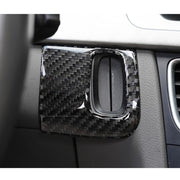 Adesivo decorativo per pannello chiave in fibra di carbonio per auto per Audi A4L / A5 / Q5, Key Panel