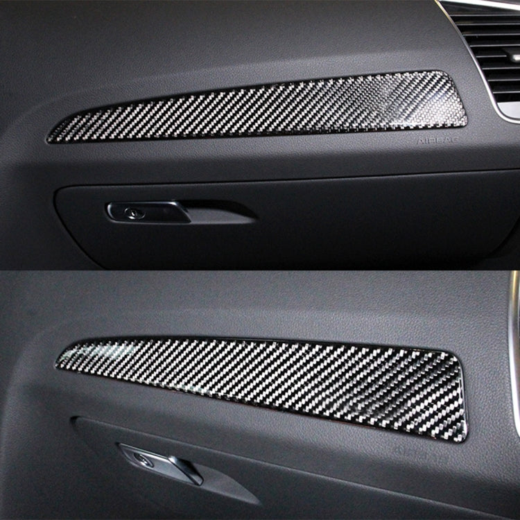 Adesivo decorativo per cruscotto in fibra di carbonio per Audi A4L / A5 / Q5, Dashboard