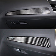 Adesivo decorativo per cruscotto in fibra di carbonio per Audi A4L / A5 / Q5, Dashboard