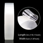 Nastro adesivo impermeabile a prova di umidità per cucina e bagno in gomma acrilica, adesivi antimuffa. Dimensioni: 5 cm x 3 m, spessore: 0,5 mm., 5cm x 3m