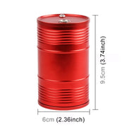 Posacenere per bidone della spazzatura in metallo portatile universale per auto, Universal Black, Universal Red