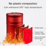 Posacenere per bidone della spazzatura in metallo portatile universale per auto, Universal Black, Universal Red