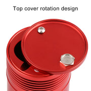 Posacenere per bidone della spazzatura in metallo portatile universale per auto, Universal Black, Universal Red