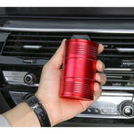 Posacenere per bidone della spazzatura in metallo portatile universale per auto, Universal Black, Universal Red