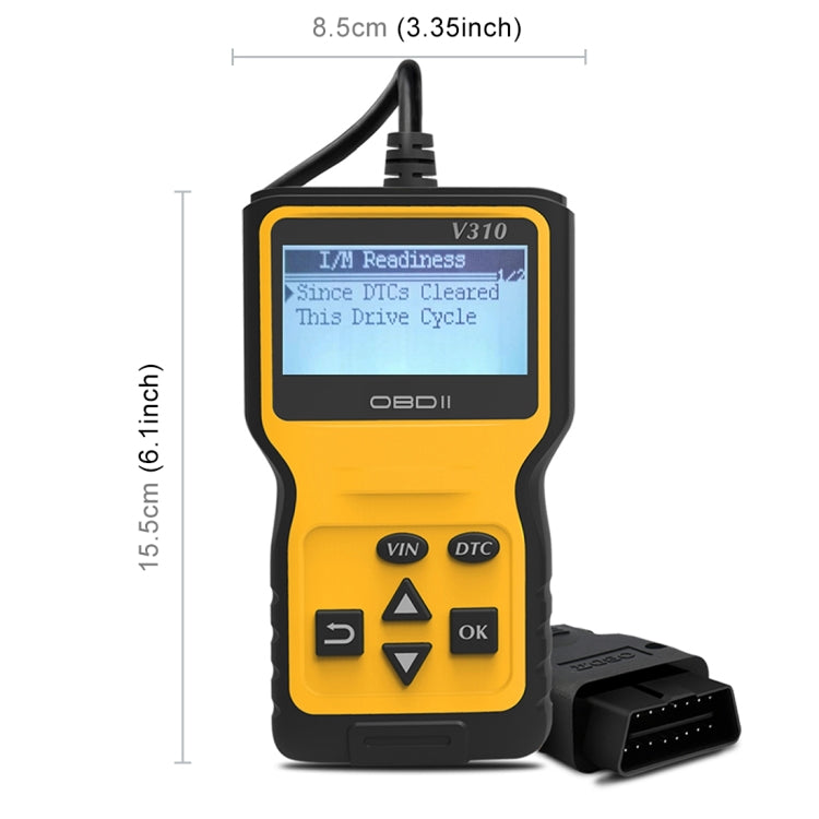 Strumento diagnostico V310 per rilevatore di guasti OBD2 portatile V1.1 per auto, V310