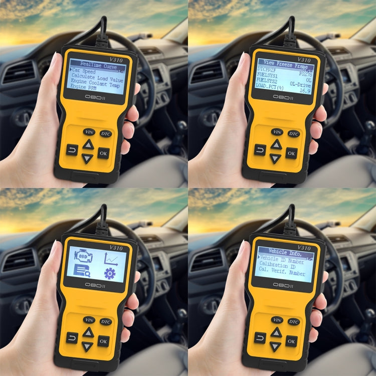 Strumento diagnostico V310 per rilevatore di guasti OBD2 portatile V1.1 per auto, V310