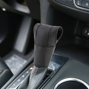 Copri pomello del cambio per auto in vera pelle traspirante antiscivolo universale
