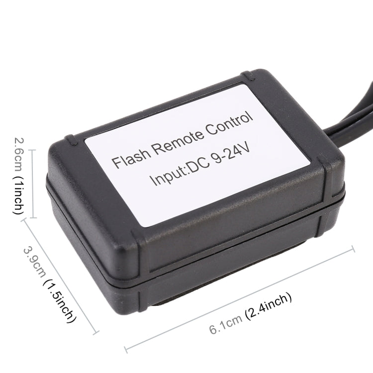 Telecomando universale per flash stroboscopico a LED DC 9-24V a 3 PIN per auto, 3 PIN (A)