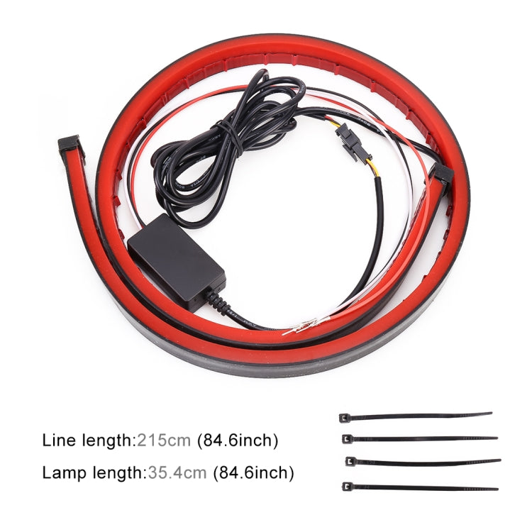 Auto 8,5 W DC 9-24 V Luce freno posizione alta 144 LED Lampade SMD-2835, Lunghezza cavo: 90 cm, Cable Length: 90cm