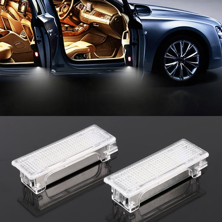 2 PZ LED Auto DC 12V 1.5W 6000K 100LM Luci per porte 18LED SMD-3528 Lampade per BMW E81, For BMW E81
