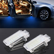Lampade per luci per portiere DC 12V 1,5W per auto a 2 pezzi per Audi / Volkswagen, For Audi / Volkswagen (Blue Light), For Audi / Volkswagen (Red Light), For Audi / Volkswagen (White Light)