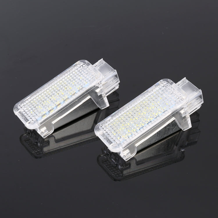 Lampade per luci per portiere DC 12V 1,5W per auto a 2 pezzi per Audi / Volkswagen, For Audi / Volkswagen (Blue Light), For Audi / Volkswagen (Red Light), For Audi / Volkswagen (White Light)