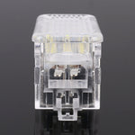 Lampade per luci per portiere DC 12V 1,5W per auto a 2 pezzi per Audi / Volkswagen, For Audi / Volkswagen (Blue Light), For Audi / Volkswagen (Red Light), For Audi / Volkswagen (White Light)