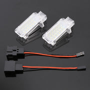 Lampade per luci per portiere DC 12V 1,5W per auto a 2 pezzi per Audi / Volkswagen, For Audi / Volkswagen (Blue Light), For Audi / Volkswagen (Red Light), For Audi / Volkswagen (White Light)