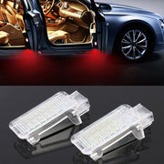 Lampade per luci per portiere DC 12V 1,5W per auto a 2 pezzi per Audi / Volkswagen, For Audi / Volkswagen (Blue Light), For Audi / Volkswagen (Red Light), For Audi / Volkswagen (White Light)