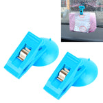 Clip a ventosa per parabrezza auto 2 pezzi