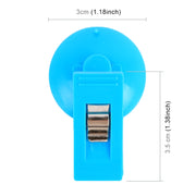 Clip a ventosa multifunzionale per parabrezza per auto da 2 pezzi, consegna colore casuale, Suction Cup Clip