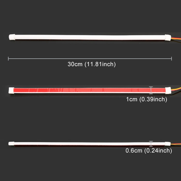 Luci direzione e marcia auto ultrasottili 30 cm DC12V