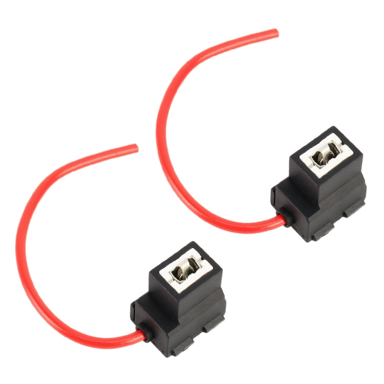 Presa femmina base portalampada per auto H1 / H3 da 2 pezzi con cavo, H1 / H3