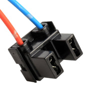 Presa femmina con base portalampada a gomito H7 per auto da 2 pezzi con cavo, H7