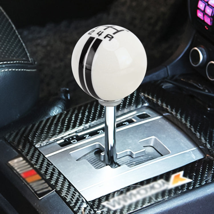 Pomello del cambio manuale a 5 velocità con cambio in resina modificata a forma di sfera universale per veicoli