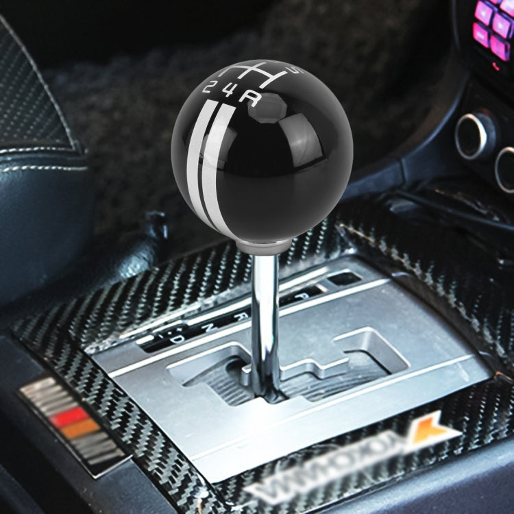 Pomello del cambio manuale a 5 velocità con cambio in resina modificata a forma di sfera universale per veicoli
