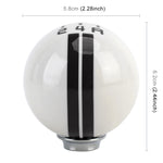 Pomello del cambio manuale a 5 velocità con cambio in resina modificata a forma di sfera universale per veicoli