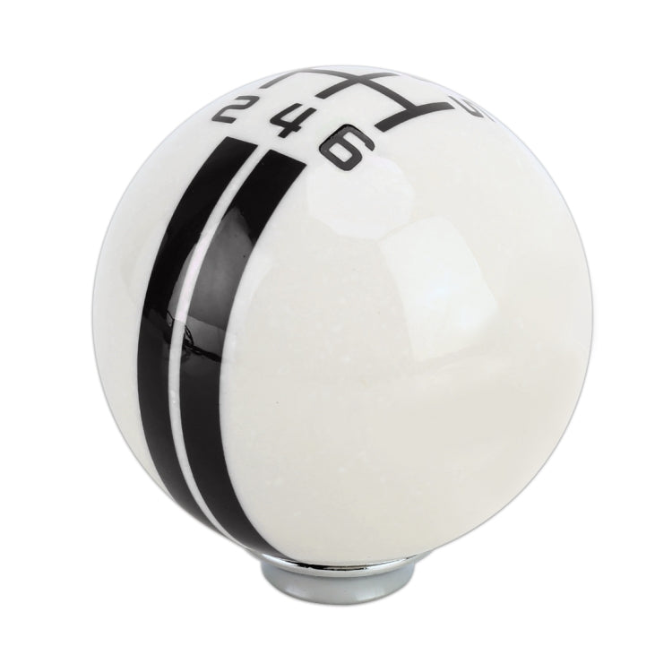 Pomello del cambio manuale a 6 marce sinistra-destra con cambio in resina modificata a forma di sfera universale per veicoli